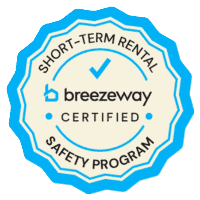 Breezeway short-term rental safety certification logo