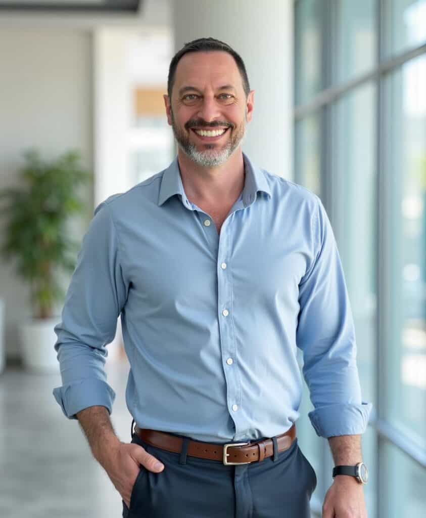 Portrait of Edward Johnson, Co-Founder and Principal of Casago Unwind in Coeur d’Alene, Idaho