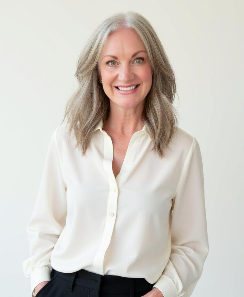 Portrait of Michele Johnson, Co-Founder and President of Casago Unwind in Coeur d’Alene, Idaho